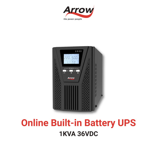 Online Built-in Battery UPS -  1 KVA 800 W 36 VDC