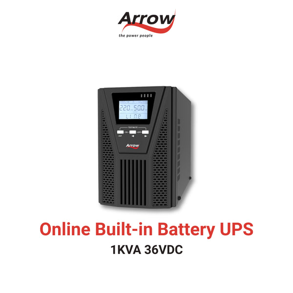 Online Built-in Battery UPS -  1 KVA 800 W 36 VDC