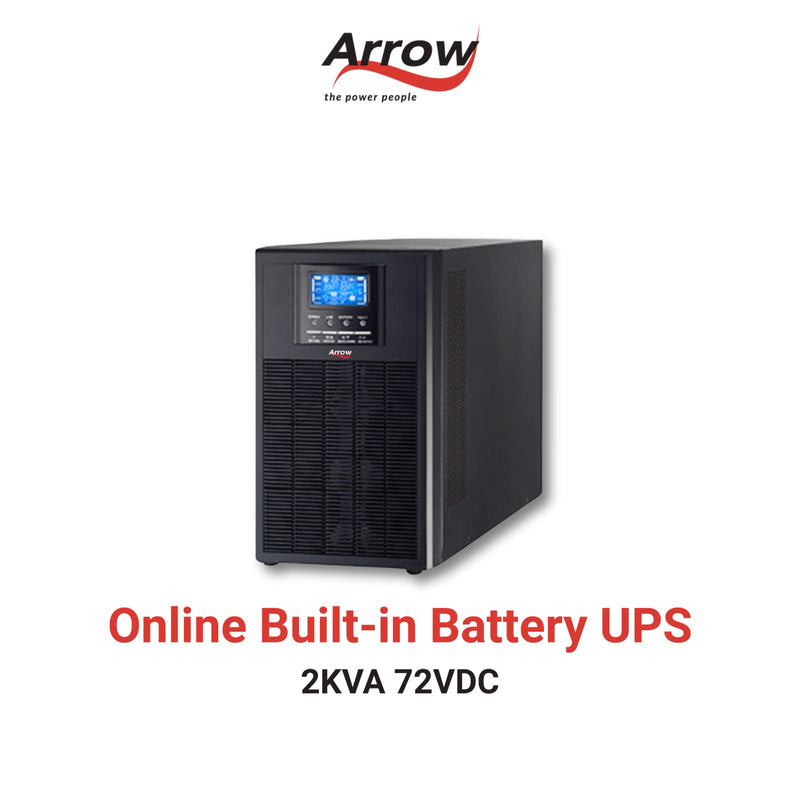 Online Built-in Battery UPS -  2 KVA 1800 W 72 VDC