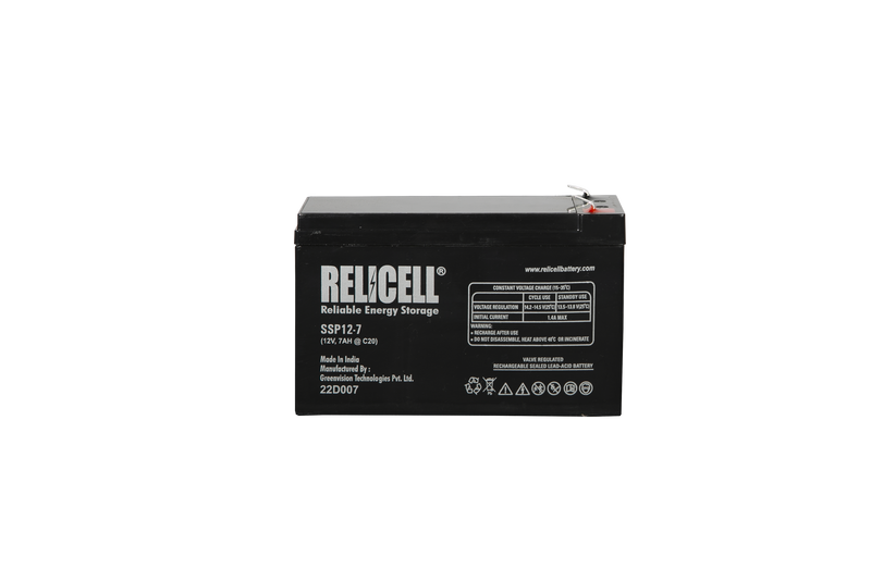 Relicell 7 Ah 12 Volt SMF - VRLA Battery