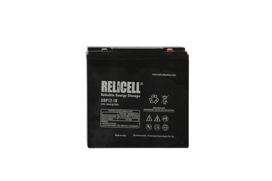 Relicell 18 Ah 12 Volt SMF - VRLA Battery