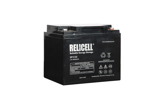 Relicell 42 Ah 12 Volt SMF - VRLA Battery